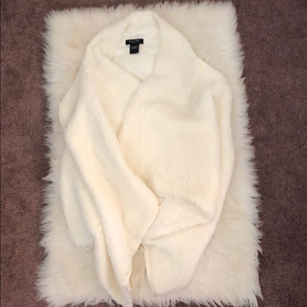 Fluffy vest